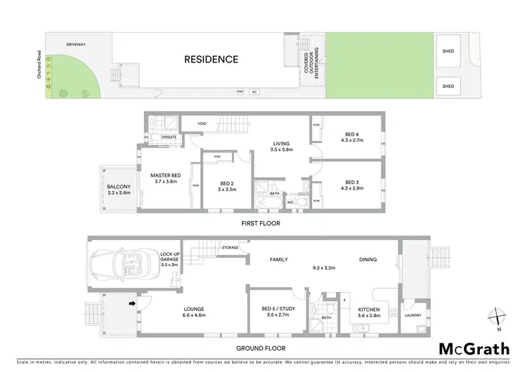 Floorplan of Homely semi-detached listing, 37A Orchard Road, Bass Hill NSW 2197