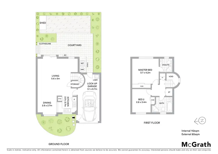 Floorplan of Homely unit listing, 5/6 Advance Place, Sunrise Beach QLD 4567