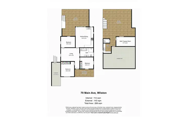 Floorplan of Homely house listing, 79 Main Avenue, Wilston QLD 4051