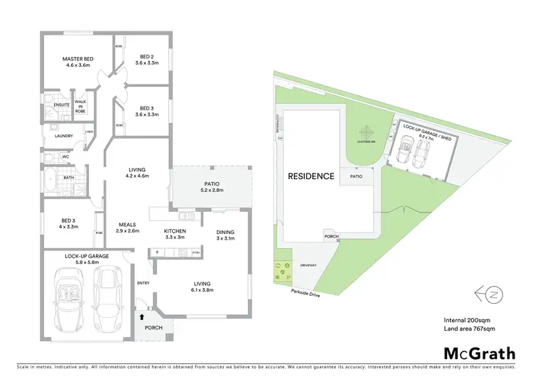 Floorplan of Homely house listing, 57 Parkside Drive, Springfield QLD 4300