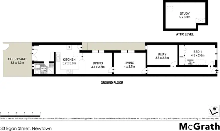 Floorplan of Homely house listing, 33 Egan Street, Newtown NSW 2042
