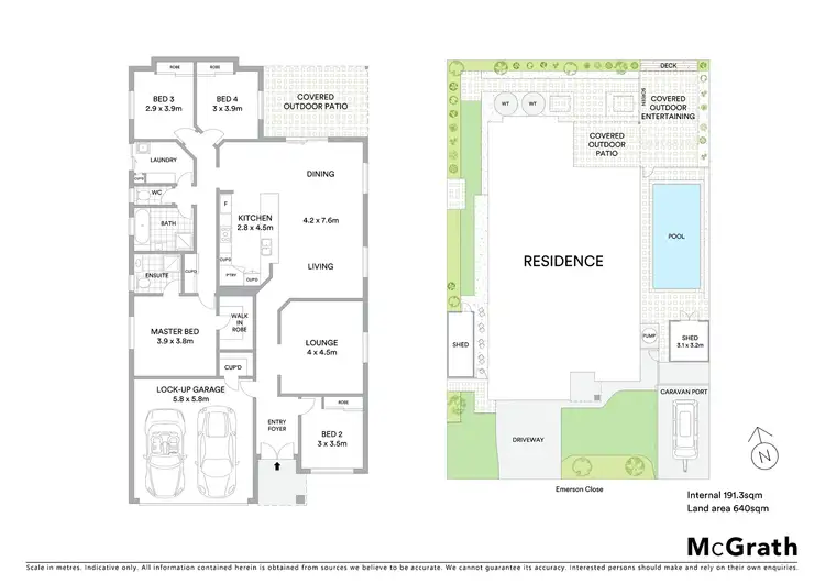 Floorplan of Homely house listing, 5 Emerson Close, Springfield Lakes QLD 4300