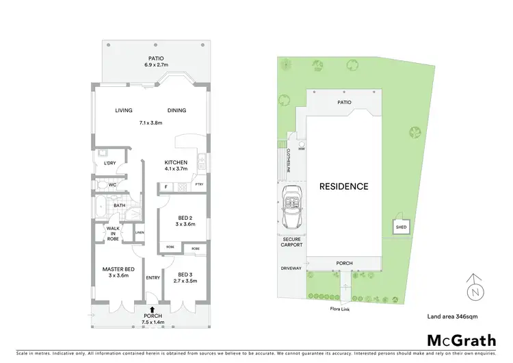Floorplan of Homely house listing, 9 Flora Link, Springfield Lakes QLD 4300