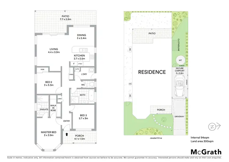 Floorplan of Homely house listing, 7 Jezabel Drive, Springfield Lakes QLD 4300