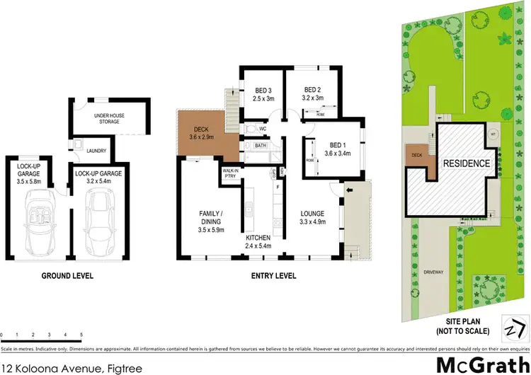Floorplan of Homely house listing, 12 Koloona Avenue, Figtree NSW 2525