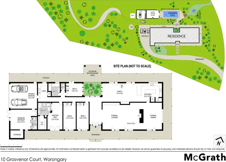 Floorplan of Homely house listing, 10 Grosvenor Court, Worongary QLD 4213