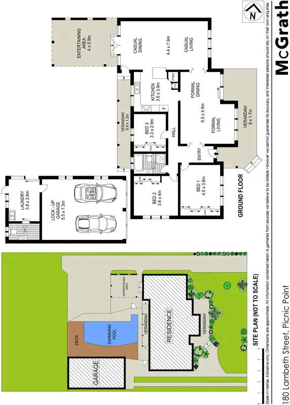 Floorplan of Homely house listing, 180 Lambeth Street, Picnic Point NSW 2213