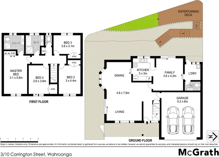 Floorplan of Homely townhouse listing, 3/10 Carrington Street, Wahroonga NSW 2076