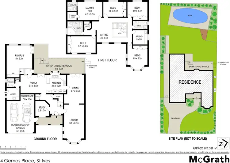 Floorplan of Homely house listing, 4 Gemas Place, St Ives NSW 2075