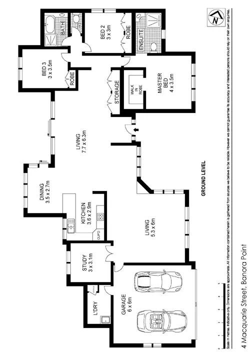 Floorplan of Homely house listing, 4 Macquarie Street, Banora Point NSW 2486