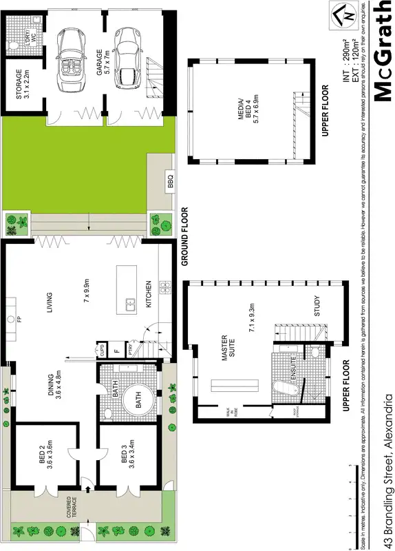 Floorplan of Homely house listing, 43 Brandling Street, Alexandria NSW 2015