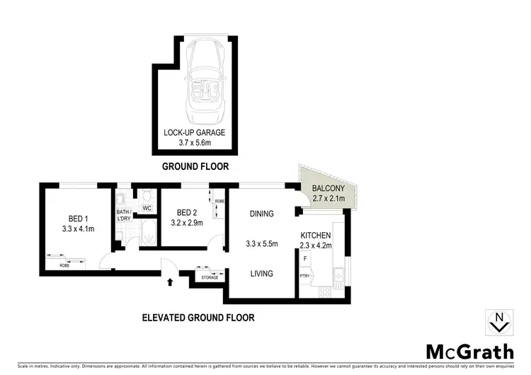 Floorplan of Homely apartment listing, 4/20 Innes Road, Greenwich NSW 2065