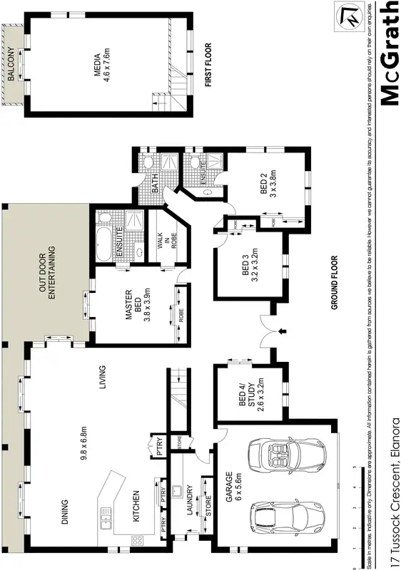 Floorplan of Homely house listing, 17 Tussock Crescent, Elanora QLD 4221
