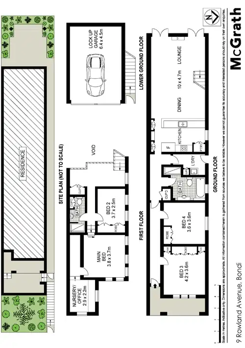 Floorplan of Homely house listing, 9 Rowland Avenue, Bondi NSW 2026