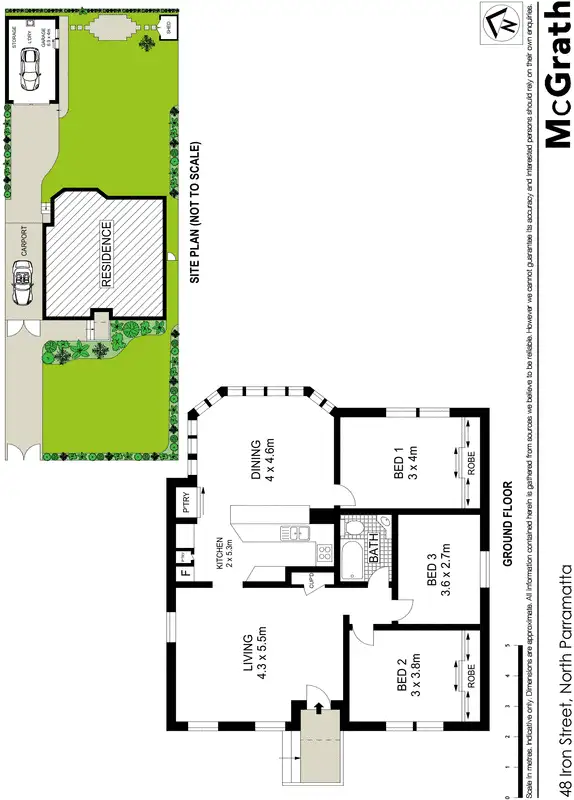 Floorplan of Homely house listing, 48 Iron Street, North Parramatta NSW 2151