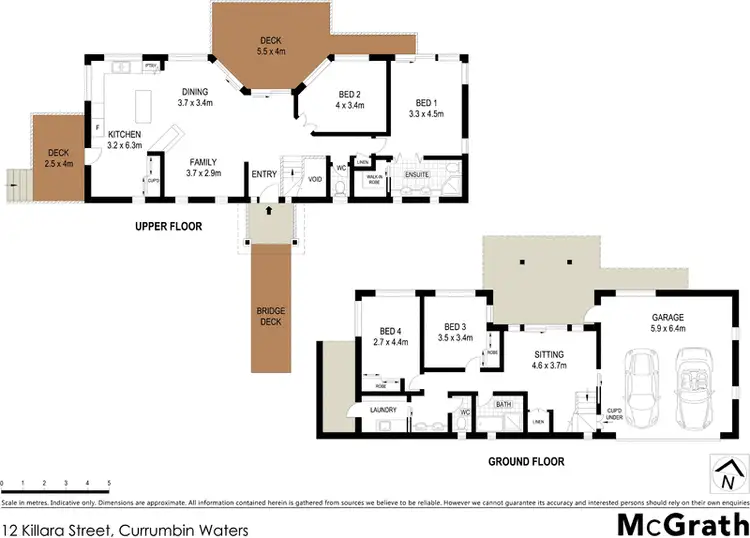 Floorplan of Homely house listing, 12 Killara Street, Currumbin Waters QLD 4223