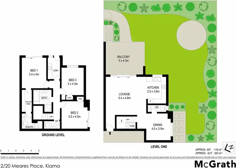 Floorplan of Homely townhouse listing, 2/20 Meares Place, Kiama NSW 2533