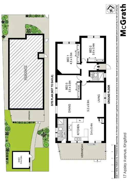 Floorplan of Homely house listing, 17 Apsley Avenue, Kingsford NSW 2032