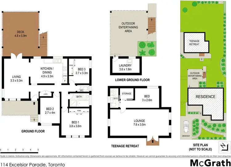 Floorplan of Homely house listing, 114 Excelsior Parade, Toronto NSW 2283