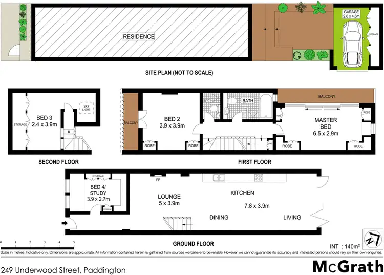 Floorplan of Homely house listing, 249 Underwood Street, Paddington NSW 2021