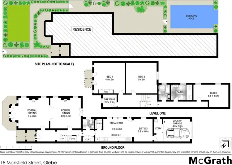Floorplan of Homely house listing, 18 Mansfield Street, Glebe NSW 2037