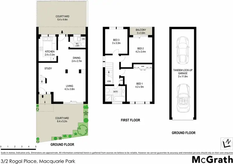 Floorplan of Homely townhouse listing, 3/2 Rogal Place, Macquarie Park NSW 2113
