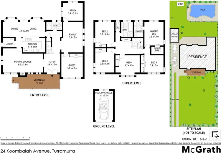 Floorplan of Homely house listing, 24 Koombalah Avenue, Turramurra NSW 2074