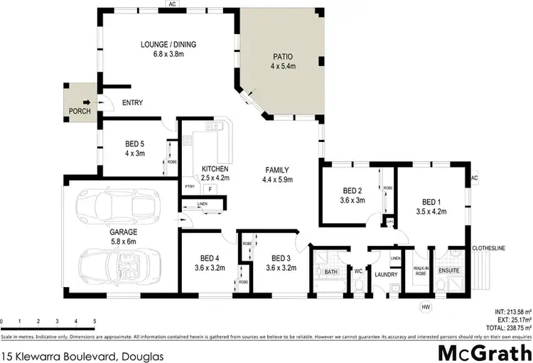 Floorplan of Homely house listing, 15 Klewarra Boulevard, Douglas QLD 4814