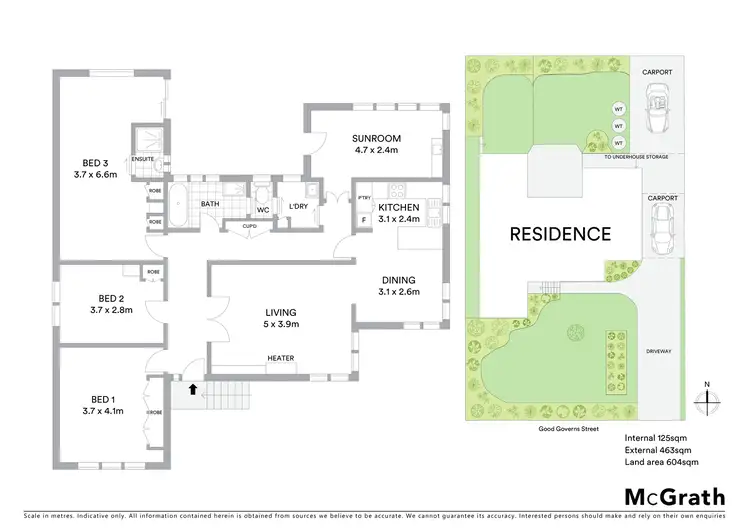Floorplan of Homely house listing, 27 Good Governs Street, Mitcham VIC 3132