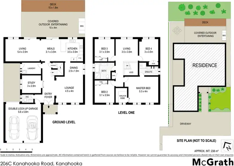 Floorplan of Homely house listing, 206C Kanahooka Road, Kanahooka NSW 2530