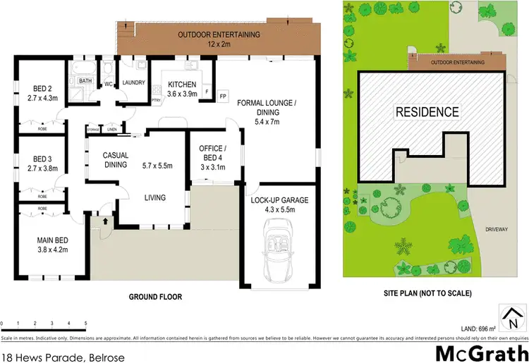 Floorplan of Homely house listing, 18 Hews Parade, Belrose NSW 2085