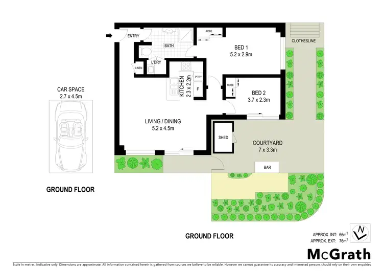 Floorplan of Homely apartment listing, 1/173 Surf Parade, Broadbeach QLD 4218