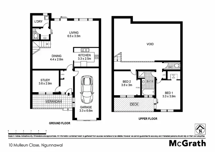 Floorplan of Homely house listing, 10 Mulleun Close, Ngunnawal ACT 2913