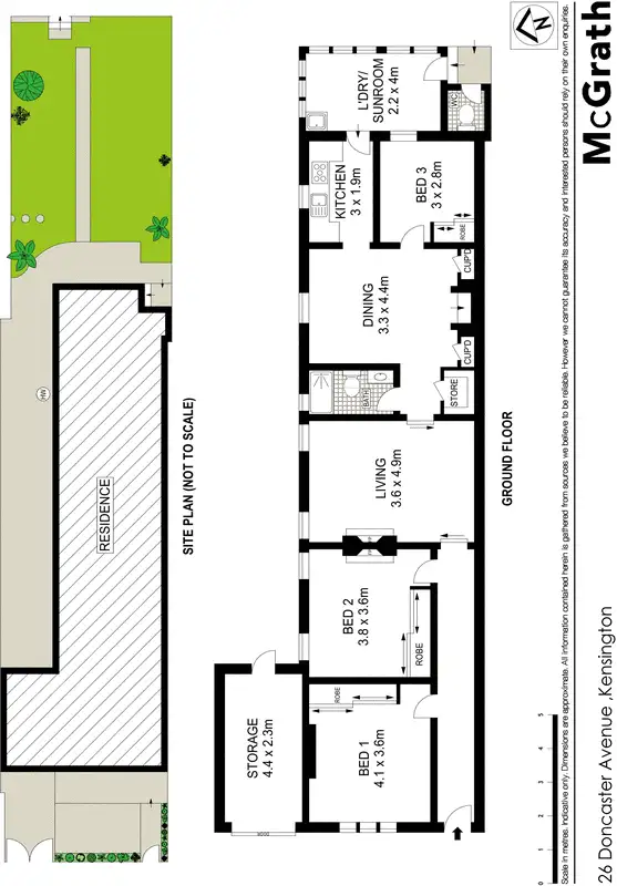 Floorplan of Homely house listing, 26 Doncaster Avenue, Kensington NSW 2033