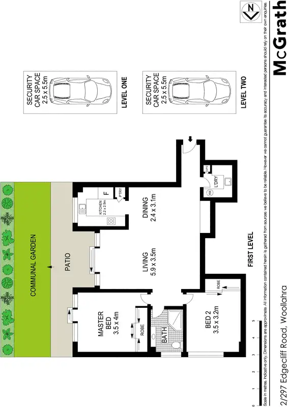 Floorplan of Homely apartment listing, 2/297 Edgecliff Road, Woollahra NSW 2025