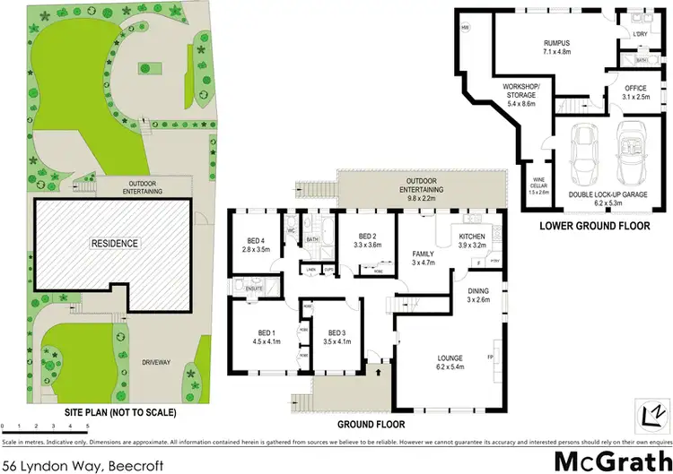 Floorplan of Homely house listing, 56 Lyndon Way, Beecroft NSW 2119