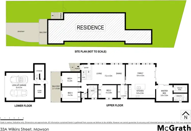 Floorplan of Homely house listing, 33A Wilkins Street, Mawson ACT 2607