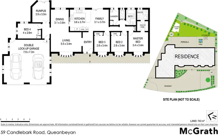 Floorplan of Homely house listing, 59 Candlebark Road, Queanbeyan NSW 2620