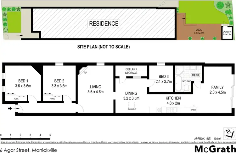 Floorplan of Homely house listing, 6 Agar Street, Marrickville NSW 2204