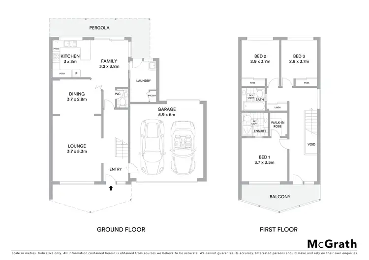 Floorplan of Homely townhouse listing, 2/54 Maroondah Highway, Croydon VIC 3136