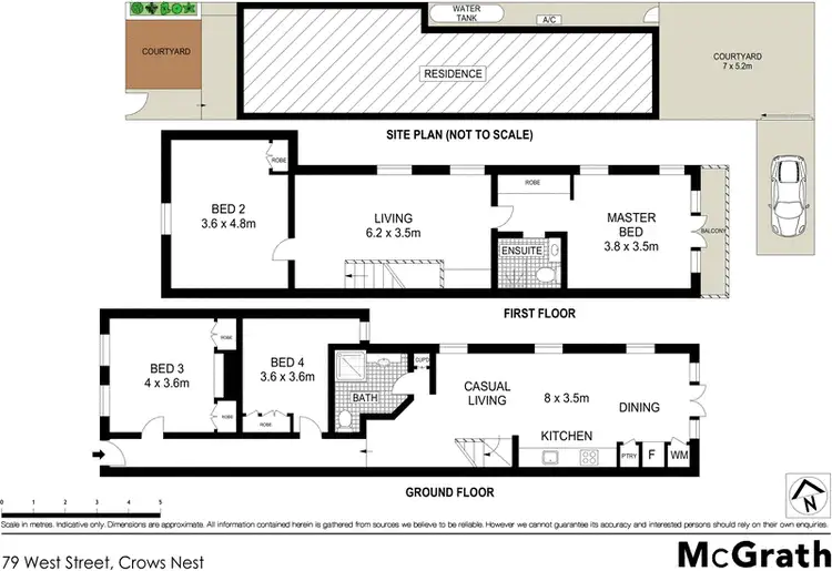 Floorplan of Homely house listing, 79 West Street, Crows Nest NSW 2065