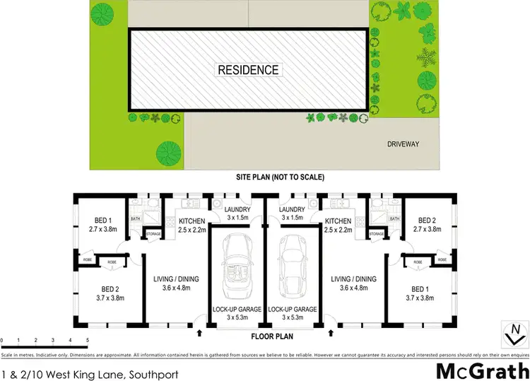 Floorplan of Homely house listing, 1/10 West King Lane, Southport QLD 4215