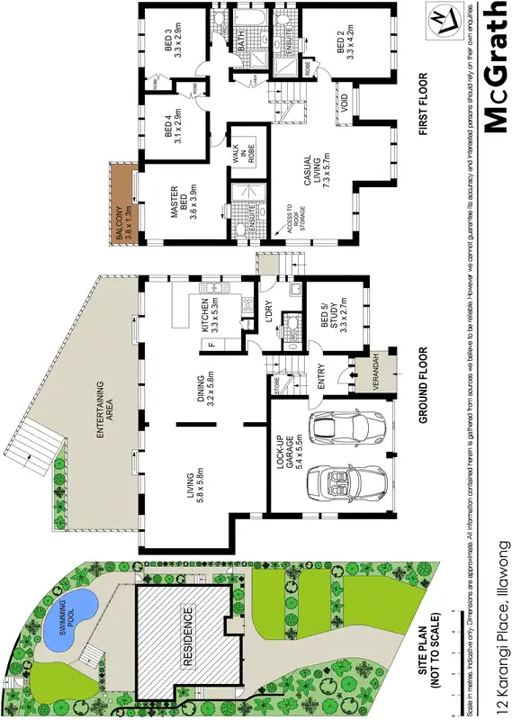 Floorplan of Homely house listing, 12 Karangi Place, Illawong NSW 2234