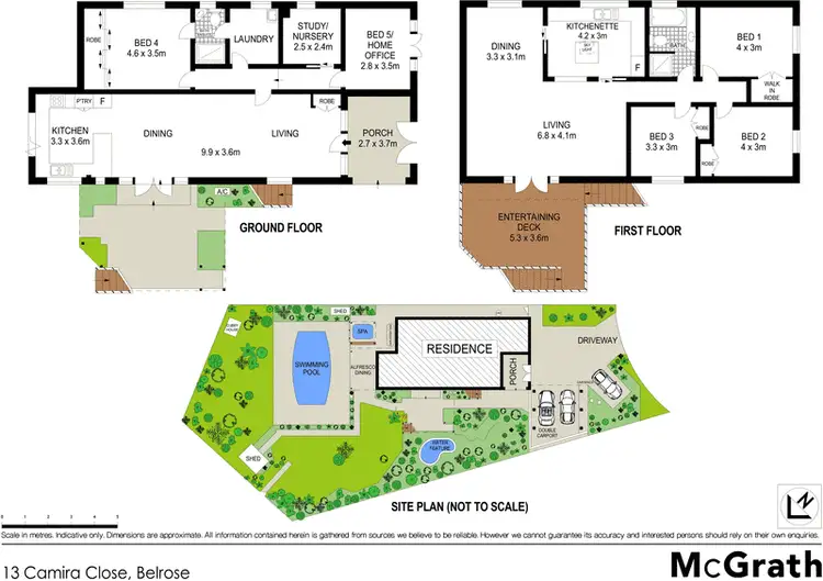 Floorplan of Homely house listing, 13 Camira Close, Belrose NSW 2085
