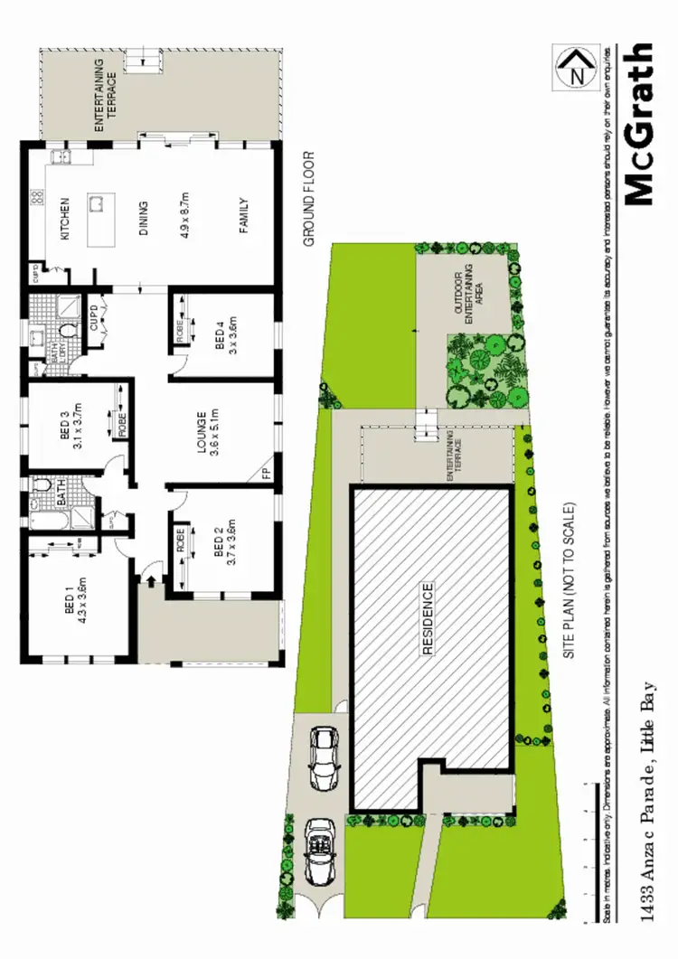 Floorplan of Homely house listing, 1433 Anzac Parade, Little Bay NSW 2036
