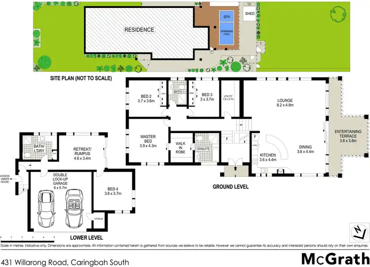 Floorplan of Homely house listing, 431 Willarong Road, Caringbah South NSW 2229