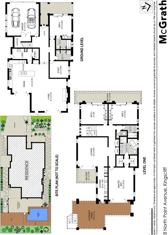Floorplan of Homely house listing, 8 North Point Avenue, Kingscliff NSW 2487