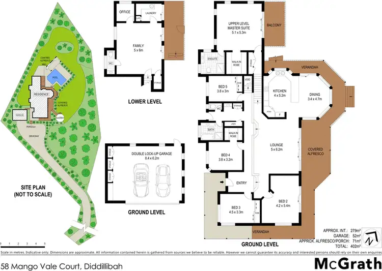 Floorplan of Homely house listing, 58 Mango Vale Court, Diddillibah QLD 4559