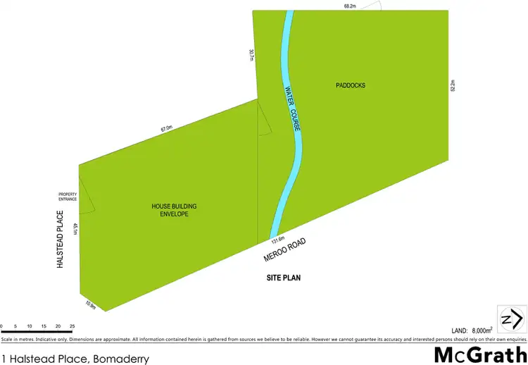 Floorplan of Homely land listing, 1 Halstead Place, Bomaderry NSW 2541