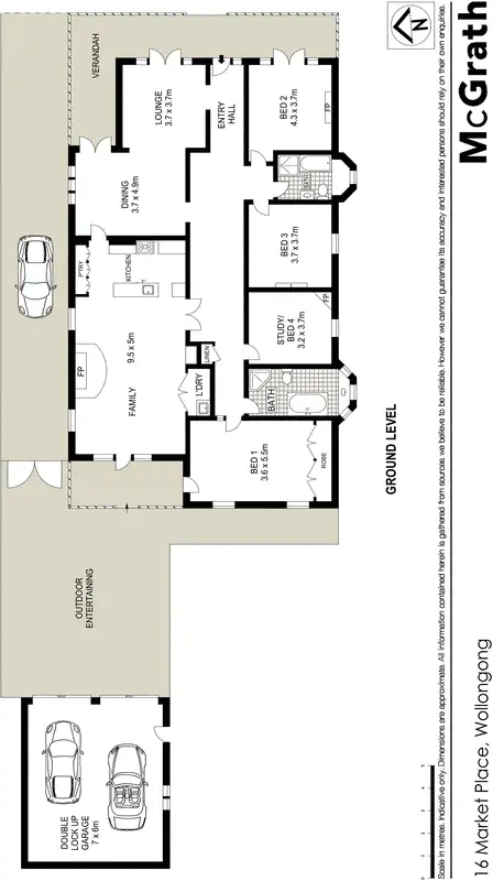 Floorplan of Homely house listing, 16 Market Place, Wollongong NSW 2500